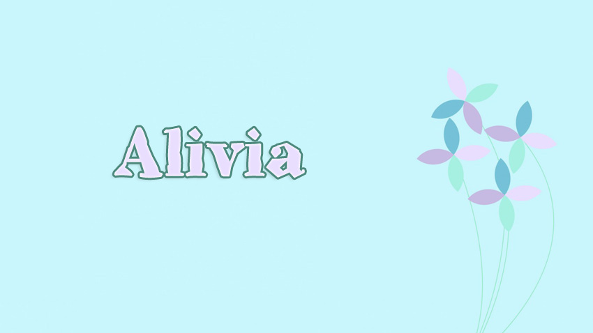 Pictures with names Alivia