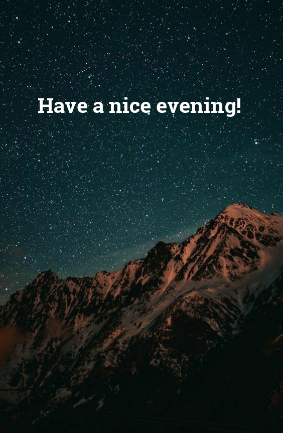 Pictures with names Good evening Pictures with names Good evening