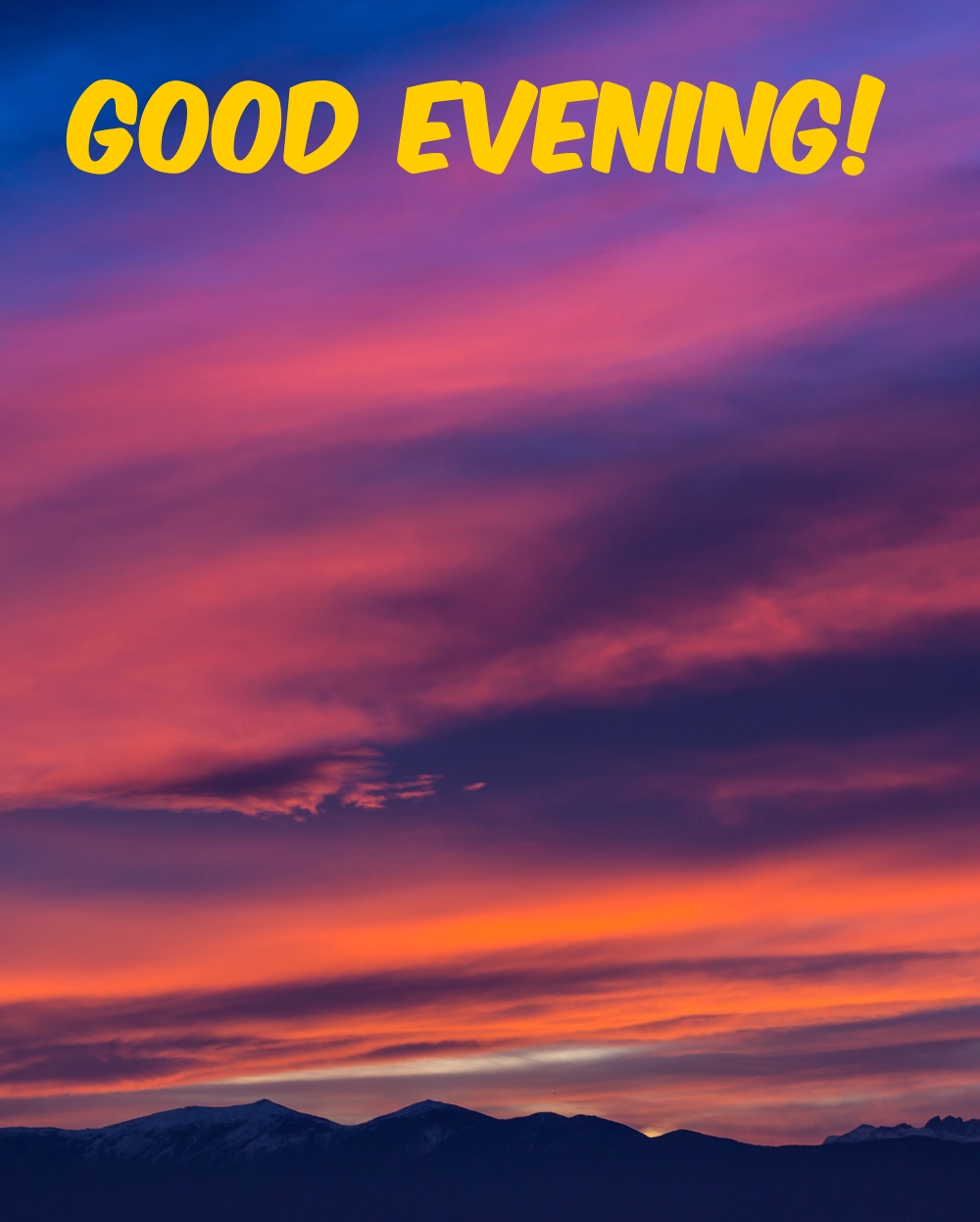 Pictures with names Good evening Pictures with names Good evening