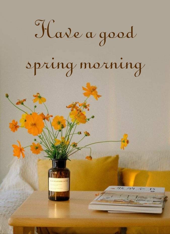 Pictures with names Good spring morning Pictures with names Good spring morning