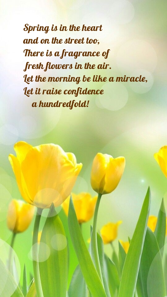 Pictures with names Good spring morning Pictures with names Good spring morning