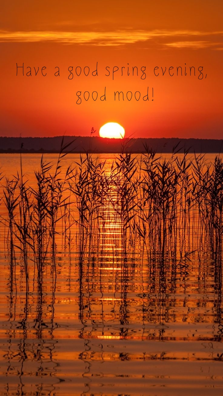 Pictures with names Good spring evening Pictures with names Good spring evening