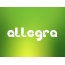 Images names ALLEGRA