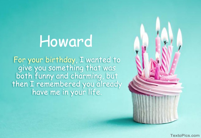 Happy Birthday Howard in pictures