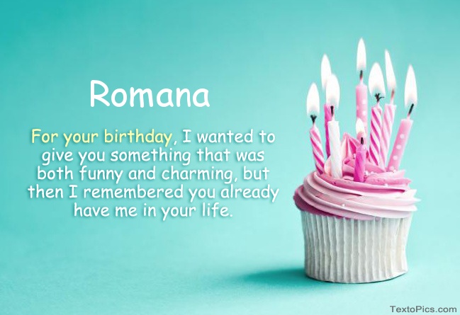 Happy Birthday Romana in pictures