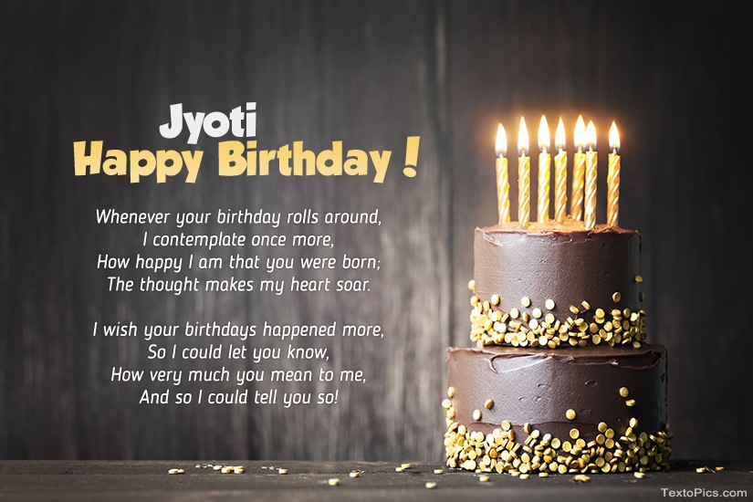 Happy Birthday images for Jyoti