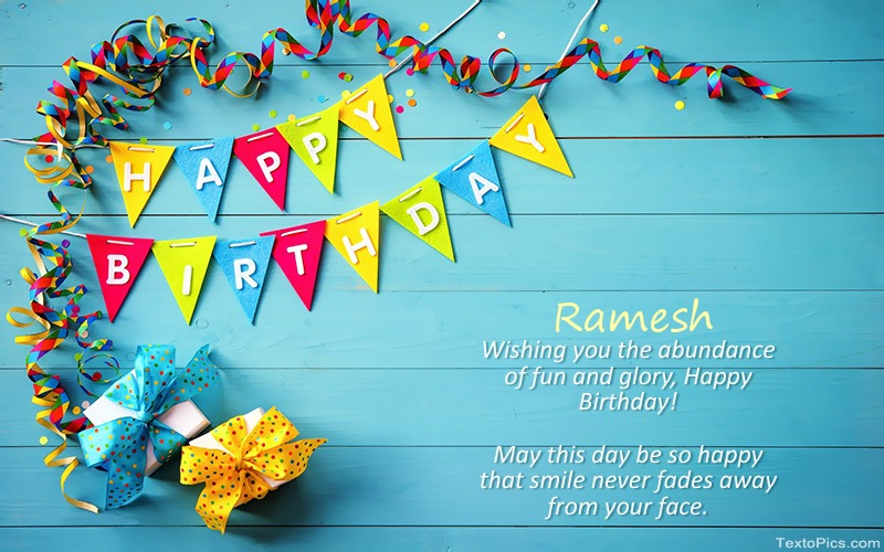 Happy Birthday pics for Ramesh