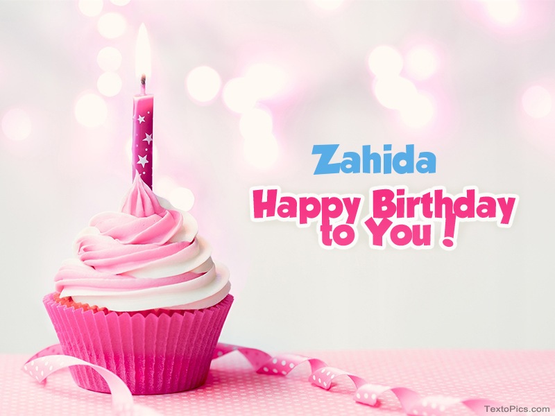 Zahida - Happy Birthday images
