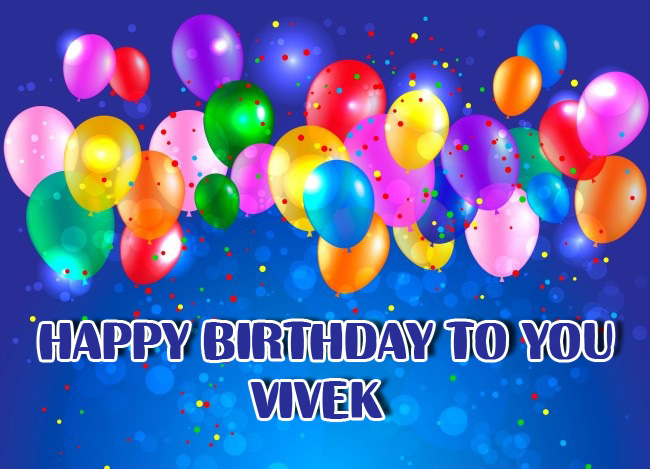 Happy Birthday to you Vivek image