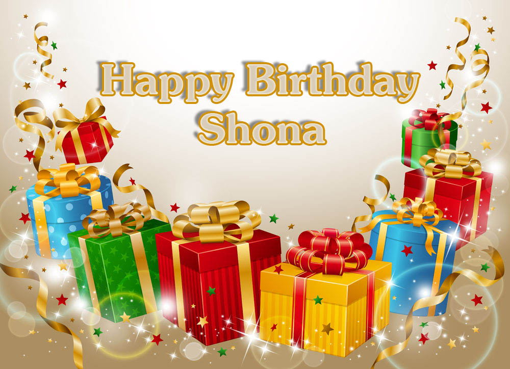 Happy Birthday Shona image