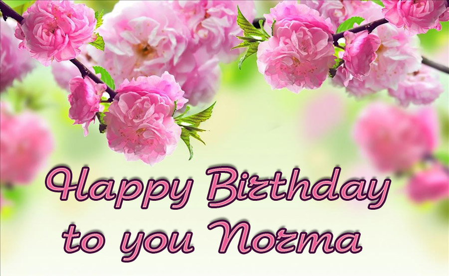 Happy Birthday Norma