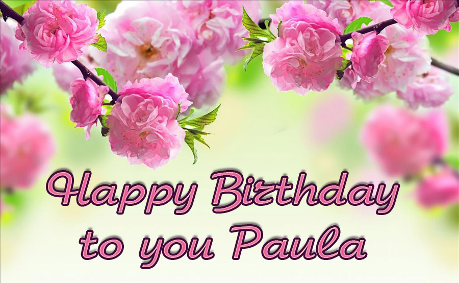 Happy Birthday Paula