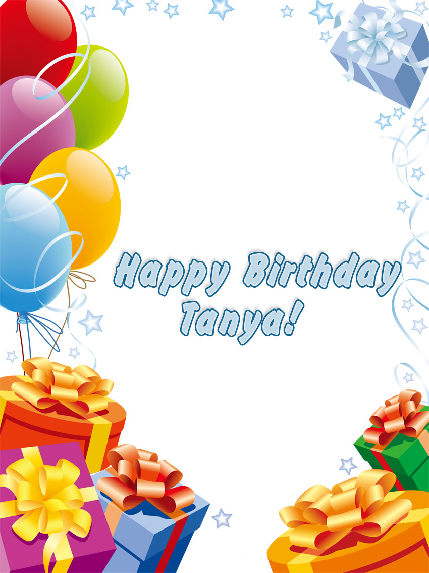 Happy Birthday Tanya!