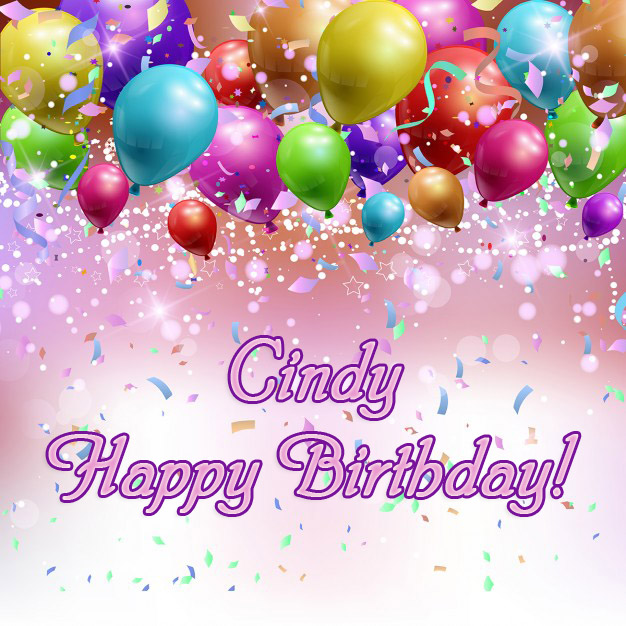 CINDY Happy Birthday to you!