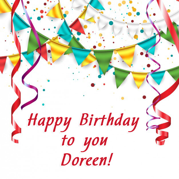 Doreen Happy Birthday to you!