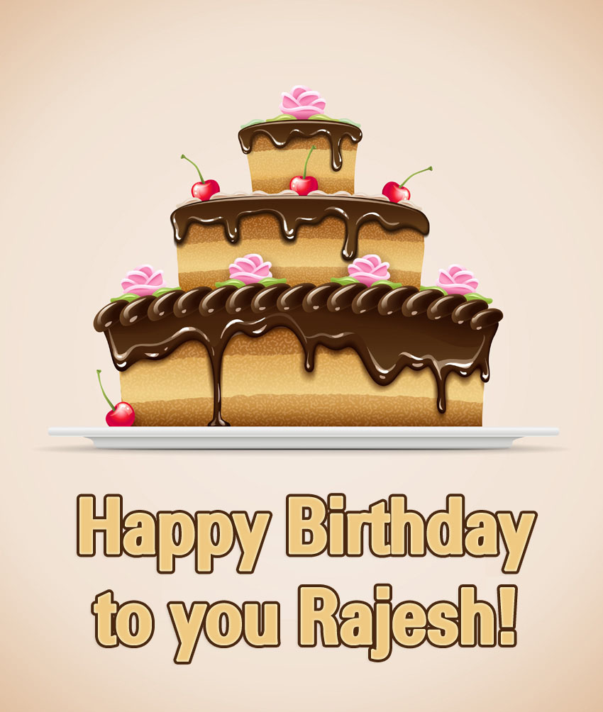 Rajesh Happy Birthday to you!