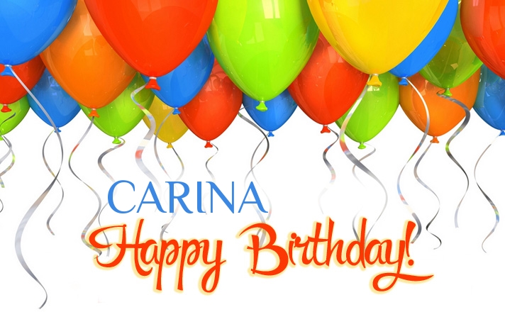 Birthday greetings CARINA