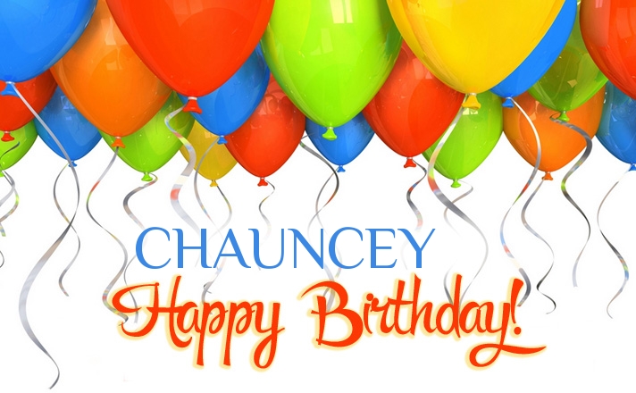 Birthday greetings CHAUNCEY