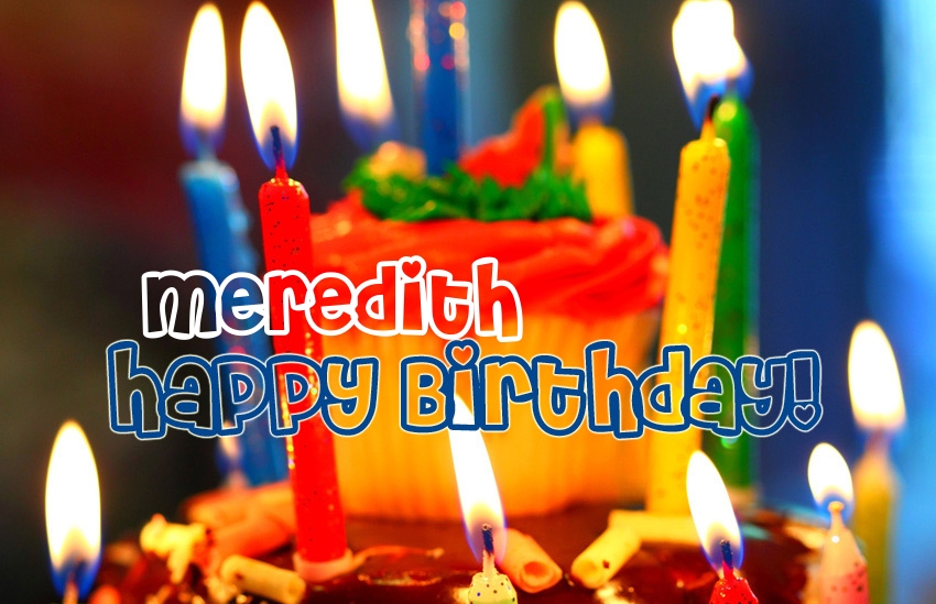 Happy Birthday Meredith image