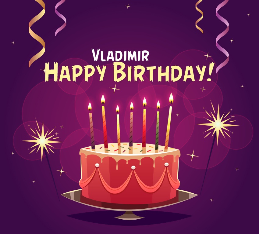 Happy Birthday Vladimir pictures