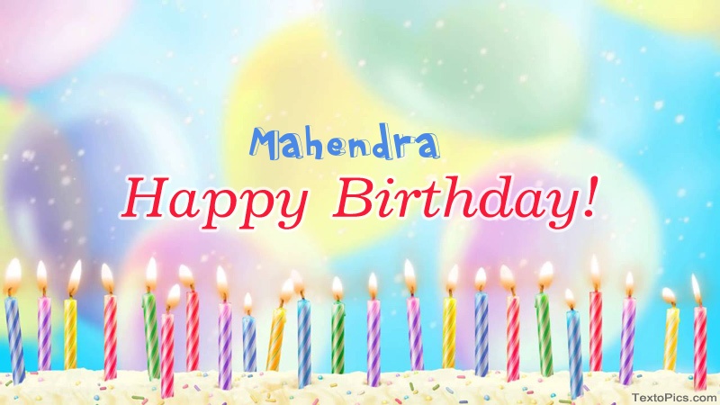 Cool congratulations for Happy Birthday of Mahendra