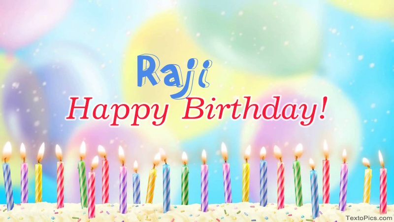 Cool congratulations for Happy Birthday of Raji