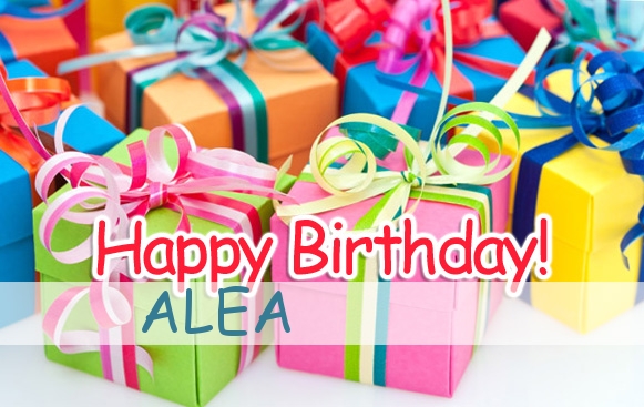 Happy Birthday Alea