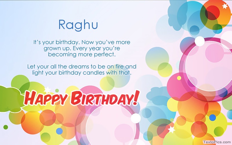 Download picture for Happy Birthday Raghu