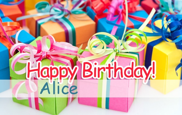 Happy Birthday Alice