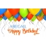 Birthday greetings ABEGAIL