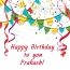 Prakash Happy Birthday to you!