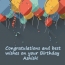 Ashish congratulations and best wishes!