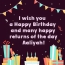 I wish you a Happy Birthday and many Happy, AALIYAH!