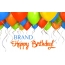 Birthday greetings BRAND