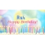 Cool congratulations for Happy Birthday of Rah