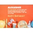 Congratulations for Happy Birthday of Alexander