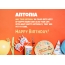Congratulations for Happy Birthday of Antonia