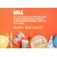 Congratulations for Happy Birthday of Bill