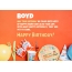 Congratulations for Happy Birthday of Boyd