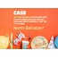 Congratulations for Happy Birthday of Cass