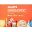 Congratulations for Happy Birthday of Julieta