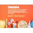 Congratulations for Happy Birthday of Tahura