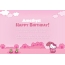 Children's congratulations for Happy Birthday of Amethyst