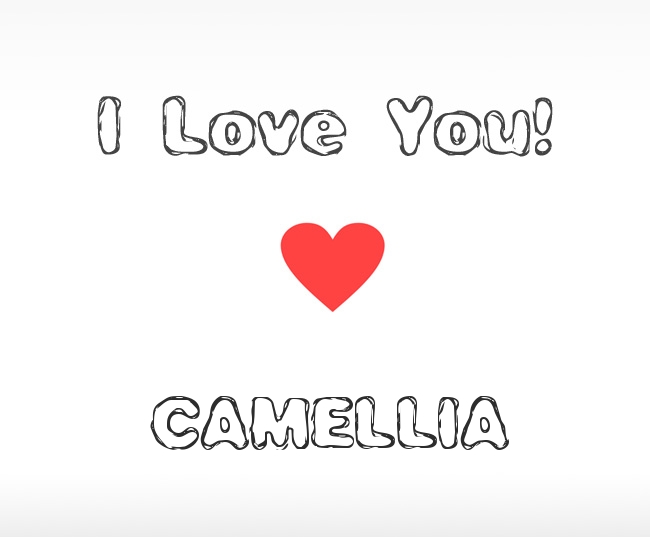 I Love You Camellia I Love You Camellia