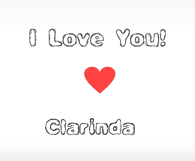 I Love You Clarinda