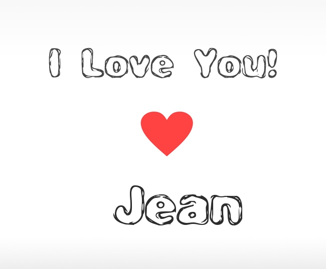 I Love You Jean