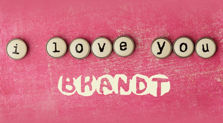 Images I Love You BRANDT