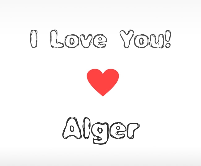 I Love You Alger