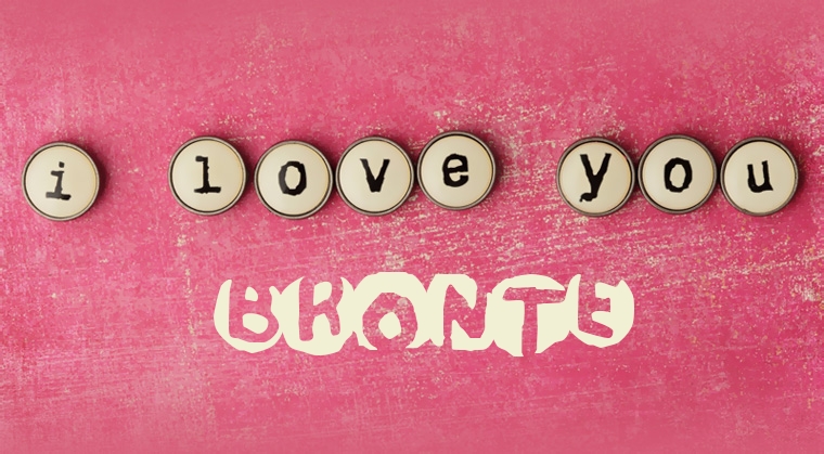 Images I Love You BRONTE