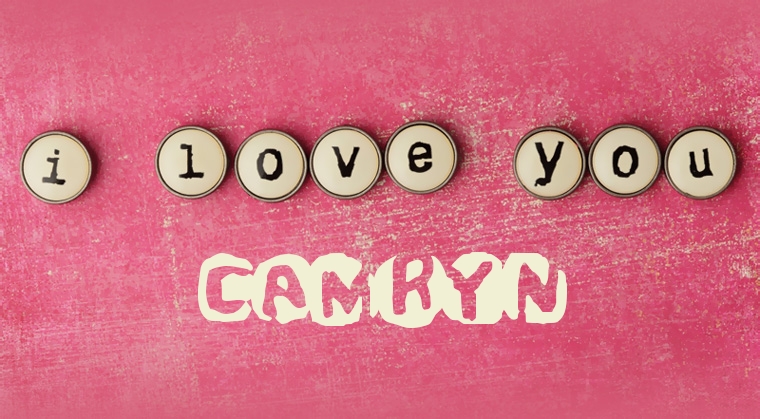 Images I Love You CAMRYN